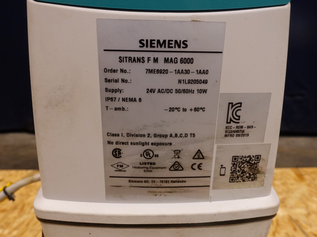 Siemens MAG 1100 F Flowmeters